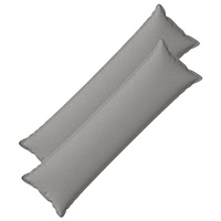 vidaXL Kudde med kudde HOUTEN 2 st Moln Grå Faux Linne