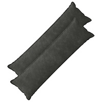 vidaXL Kudde med kudde HOUTEN 2 st Antracit Mikrofiber Fleece