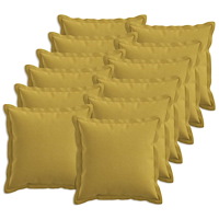 vidaXL Kudde med kudde HOUTEN 12 st Ljusgrön Faux Linne