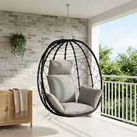 vidaXL Adirondack Kudde PUTTEN 100% Polyester Grå 60 x 145 x 10 cm
