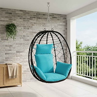 vidaXL Adirondack Kudde PUTTEN 100% Polyester Turkos 60 x 145 x 10 cm