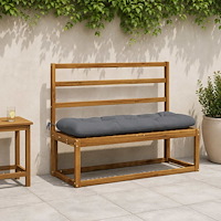 vidaXL Bänk kudde VIANEN 100% Polyester Blå 100 x 40 x 12 cm