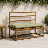 vidaXL Bänk kudde VIANEN 100% Polyester Ljusgrön 110 x 50 x 12 cm