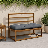vidaXL Bänk kudde VIANEN 100% Polyester Blå 120 x 50 x 12 cm
