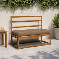 vidaXL Pallkudd VIANEN 100% Polyester Taupe 120 x 50 x 12 cm