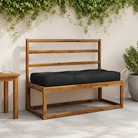 vidaXL Pallkudd VIANEN 100% Polyester Mörkblå 120 x 40 x 12 cm
