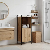 vidaXL Badrumsskåp Artisan-ek 40 x 36 x 99,5 cm Konstruerat trä