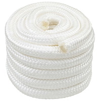 vidaXL Mångsidigt bruksrep 50 mm 5 m Vit PP 15000 kg Maxbelastning