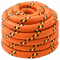 vidaXL Mångsidigt bruksrep 30 mm 10 m Orange PP 5400 kg Maxbelastning