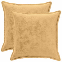vidaXL Kuddöverdrag 2 st HOUTEN Taupe 60 x 60 cm Flanell