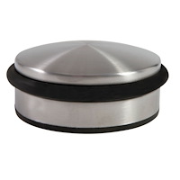 Alba Alba DOORSTOP N, Svart, Silver, Elastomer, Stål, Golvmontera...