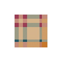 Duni Servett DUNI Tartan 3-lags 33x33cm 50/fp