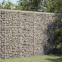 vidaXL Gabion med 3,5 mm tråd och 5x5 cm nät 100x20x150 cm