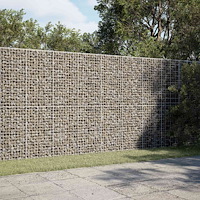vidaXL Gabion med 3,5 mm tråd och 5x5 cm nät 250x100x200 cm