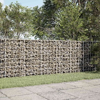 vidaXL Gabion med 3,5 mm tråd och 10x10 cm nät 300x50x100 cm