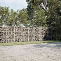 vidaXL Gabion med 3,5 mm tråd och 10x10 cm nät 900x100x100 cm