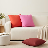 vidaXL Kudde med kudde HEERLEN 12 st Rosa Polyester