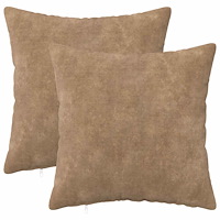 vidaXL Kudde med kudde HEERLEN 2 st Taupe Mikrofiber Fleece