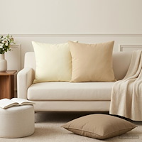 vidaXL Kudde med kudde HEERLEN 6 st Taupe Polyester