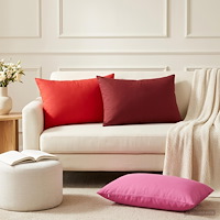 vidaXL Kudde med kudde HEERLEN 2 st Rosa Polyester