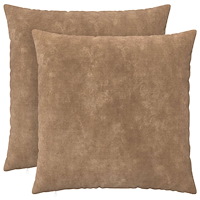 vidaXL Kudde med kudde HEERLEN 2 st Taupe Mikrofiber Fleece