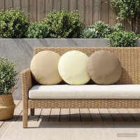 vidaXL Kudde med kudde HEERLEN 6 st Beige Polyester