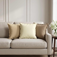 vidaXL Kudde med kudde HOUTEN 6 st Beige Polyester