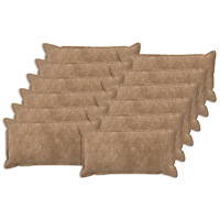 vidaXL Kudde med kudde HOUTEN 12 st Taupe Mikrofiber Fleece