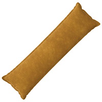 vidaXL Kudde med kudde HOUTEN Gul 40 x 145 cm Mikrofiber Fleece