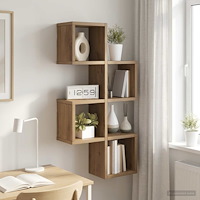 vidaXL Vägg hylla Artisan-ek 39 x 15 x 76 cm