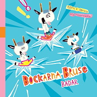 Bjørn F. Rørvik Bockarna Bruse badar (bok, board book)