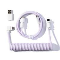 Keychron Keychron Coiled Aviator Cable 8K, Lila, 176 m, 1 styck, Coil...