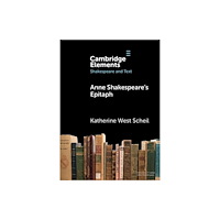 Cambridge University Press Anne Shakespeare's Epitaph (häftad, eng)