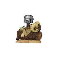 FUNKO Funko POP Deluxe 2-pack figurer 52373 Star Wars Mando på Ban...