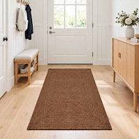 vidaXL Områdesmatta Grå 80 x 200 cm Jute