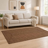 vidaXL Områdesmatta Grå 100 x 200 cm Jute