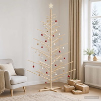 vidaXL Träjulgran KOTKA 240 cm Massiv furu Brun
