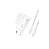 Dudao Dudao A27PCEU Adapter 30Watt 1xUSB-C (1m USB-C to USB-C cabl...