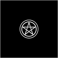 Lo Scarabeo Tarot cloth pentacle  black tp02