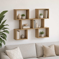 vidaXL Vägg hylla Artisan-ek 103 x 17 x 80 cm Konstruerat trä