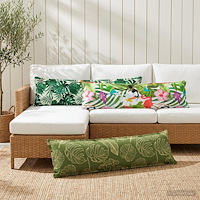 vidaXL Kudde med kudde HOUTEN Flerfärgsdesign 40 x 145 cm Polyester