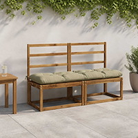 vidaXL Bänk kudde VIANEN 100% Polyester Ljusgrön 150 x 40 x 12 cm
