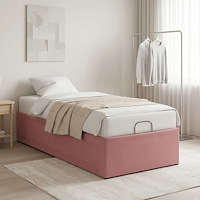 vidaXL Elektrisk Justerbar Säng Ram Rosa 200 x 70 x 33,5 cm Stål