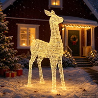vidaXL Julbelysning ren LOVIISA 900 LED-lampor Varmvit