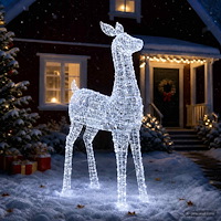 vidaXL Julbelysning ren LOVIISA 900 LED-lampor Kallvit