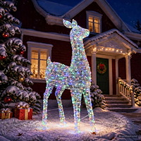 vidaXL Julbelysning ren LOVIISA 900 LED-lampor Mångfärgad