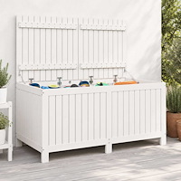 vidaXL Trädgårdsförvaringslåda 359 L Massiv furu 146,5 x 68 x 63 cm