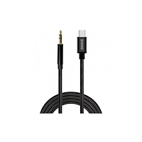 SAVIO Savio CL-187 ljudkabel USB-C till 3,5 mm minijack, 1 m, svar...