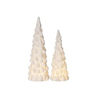 STAR TRADING Dekoration Gran LED 17+26cm 2/fp