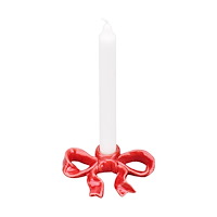 Festive Ljusstake FESTIVE Rosett 12cm röd